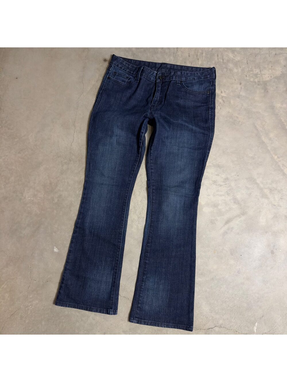 Levi's 853 Mid Rise Boot Jeans Womens 10M Dark Wash